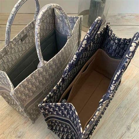 dior book tote bag organizer